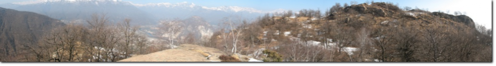 Panaroma dal monte camoscio